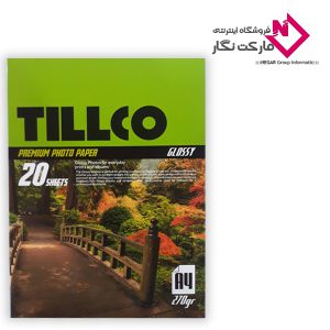 کاغذ Glossy برند Tillco بسته 20 برگی 270 گرم